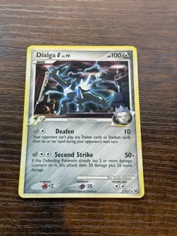 Dialga Lv.79 7/127 Pokemon Card Platinum Holo Rare 2009 Excellent - Image 1
