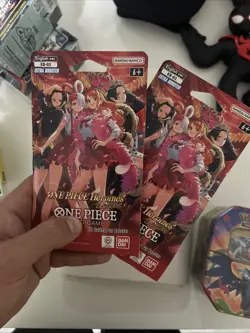 One Piece Card Gam EB-03 Extra Booster Heroine Edition x2 Sleeved Packs English - Image 1