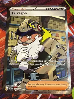 Tarragon Trainer 116/088 Perfect Order Full Art NM Pokemon Card TCG - Image 1