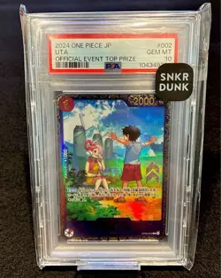 PSA10 Tashigi OP12-031 Flagship Promo Top 8 One Piece Card - Image 1