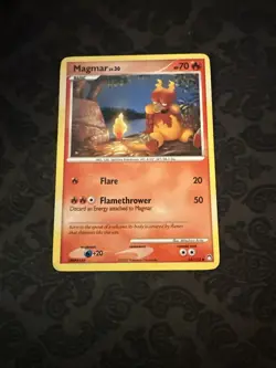 Magmar LV. 30 2007 Diamond & Pearl Mysterious Treasures 54/123 Pokemon Card - Image 1