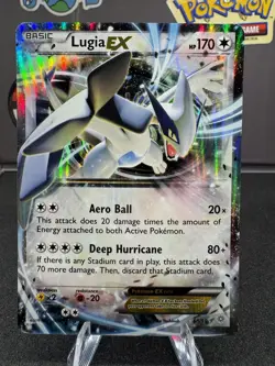 Pokemon TCG XY Ancient Origins Lugia EX Ultra Rare Holo Card 68/98 MP - Image 1