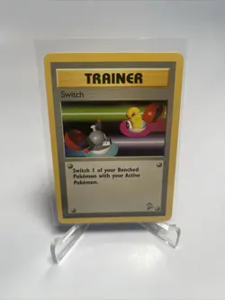 Switch 123/130 Base Set 2 Common Pokemon Card NM Near Mint Vintage - Image 1