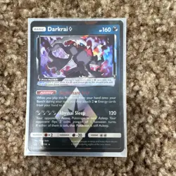Pokemon Darkrai Prism Star Holo Prism Rare Card 77/156 Ultra Prism 160 HP - Image 1