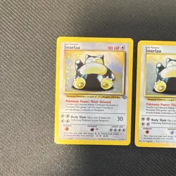 Pokemon TCG 3 card lot Jungle Snorlax Holo - Image 2