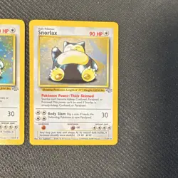 Pokemon TCG 3 card lot Jungle Snorlax Holo - Image 4