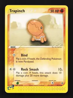 Trapinch 79/97 EX Dragon English Pokemon Card TCG - Image 1