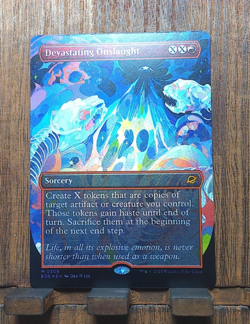 MTG🔥 Devastating Onslaught ( Borderless FOIL ) - MYTHIC - EOE - NEAR MINT💕❤ - Image 2
