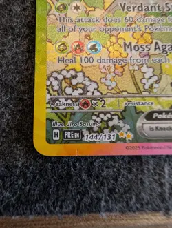 Leafeon ex 144/131 SV: Prismatic Evolutions Pokemon Card LP - Image 3