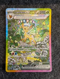 Leafeon ex 144/131 SV: Prismatic Evolutions Pokemon Card LP - Image 5