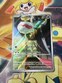 Pokemon Card TCG - Chimecho 179/167 Illustration Rare Twilight Masquerade NM - Image 1