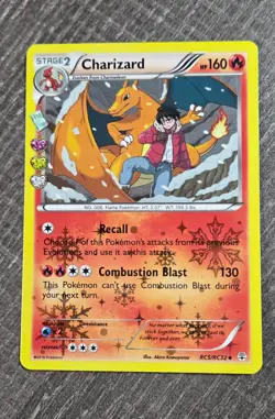 Charizard Generations Raidiant XY Holo Rare Pokemon Card RC5/RC32 NM - Image 1