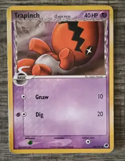 Trapinch 68/101 EX Dragon Frontiers - Pokemon Card TCG - Image 1