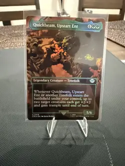 Quickbeam, Upstart Ent (Borderless) Lord of The Ring MTG Foil - Image 1
