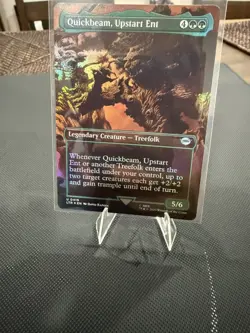 Quickbeam, Upstart Ent (Borderless) Lord of The Ring MTG Foil - Image 3