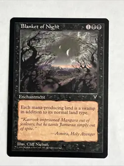MTG - Blanket Of The Night (Visions) Near Mint Never Played - Image 1