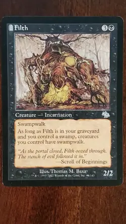 Filth Judgment EX/LP #66 MTG Magic the Gathering Creature Uncommon Black - Image 5