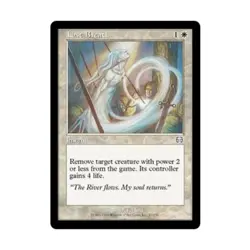 WOTC MtG Mercadian Masques Last Breath (U) (Foil) EX - Image 1