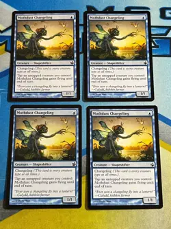 Magic the Gathering MTG Morningtide MOTHDUST CHANGELING x4 - Image 1