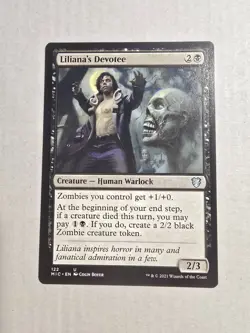 Liliana's Devotee Commander: Innistrad: Midnight Hunt Regular - Image 1