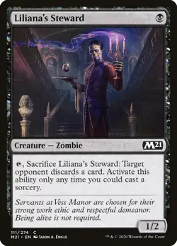 Liliana's Steward (111) – Core Set 2021 M21 – MTG Magic the Gathering - Image 1