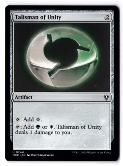 Talisman Of Unity NM* Commander Murders At Karlov Manor 0244 mtg -UnltdCards - Image 1