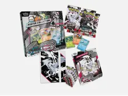 Pokemon Binder & Poster Collection with Booster Packs - New Sealed - White Flare - Image 1