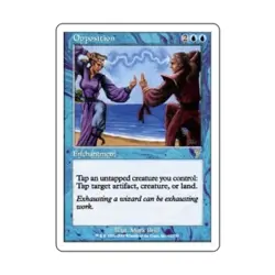 WOTC MtG 7th Ed Opposition (R) EX - Image 1
