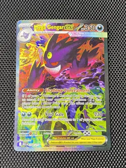 Pokemon ME Ascended Heroes Mega Gengar ex 284/217 Holo Full Art Pokemon Card - Image 2