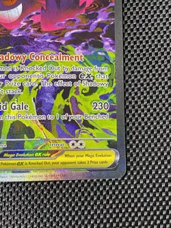 Pokemon ME Ascended Heroes Mega Gengar ex 284/217 Holo Full Art Pokemon Card - Image 5