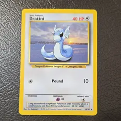 Pokemon TCG Dratini 26/97 Dragon Uncommon Regular Basic English - Image 1