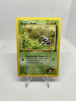 Pokemon Gym Challenge 1st Edition Koga's Ekans 77/132 Regular NM - Image 1