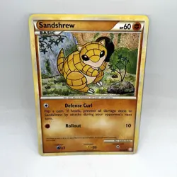 Sandshrew Common HeartGold SoulSilver 79/123 Pokemon TCG - Image 1