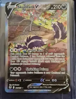 NM - Pokemon TCG Skuntank v Alt Art 181/195 Ultra Rare Full Art Silver Tempest - Image 1
