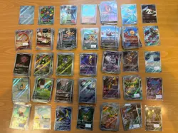 220 Pokemon Japanese AR / CHR Bundle Art Rares Job Lot – NM Mixed Sets Sleeved - Image 1