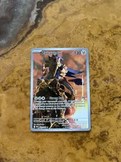 Pokemon Zamazenta 201/182 Sv10: Destined Rivals Illustration Rare Holo 130 HP - Image 1