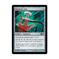 WOTC MtG M11 Warlord's Axe (U) (x4) NM - Image 1