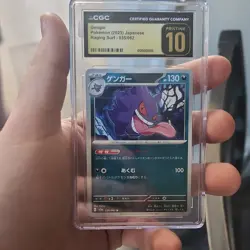 Pokemon TCG Gengar Sv3a Raging Surf 035/062 Japanese Uncommon CGC 10 2023 - Image 1
