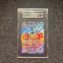 2024 PALDEAN FATES TIN CHARIZARD EX #074 PROMO SGC 10 GEM MINT - Image 1