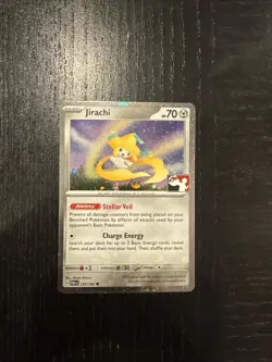 126/182 Jirachi Prize Pack Series 5 Stamped Pokemon TCG Paradox Rift Cosmos Holo - Image 1