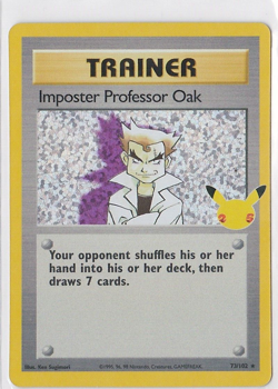 Pokemon Imposter Professor Oak Celebrations 73/102 NM - Image 1