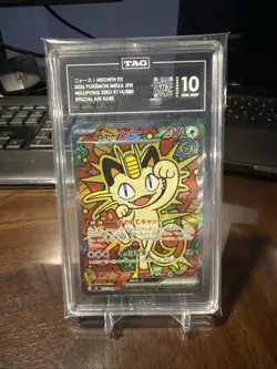 Meowth EX SAR Pokemon Mega JPN Nullifying Zero 114/080 TAG 10 (978) Gem Mint - Image 2