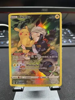 Pikachu TG05/TG30 Ultra Rare Pokemon TCG Lost Origin Trainer Gallery NM - Image 1