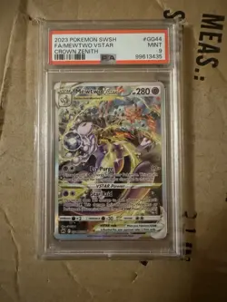 2023 POKEMON MEWTWO VSTAR GG44/GG70 CROWN ZENITH GALARIAN GALLERY PSA 9 - Image 1