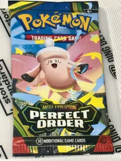Pokemon Perfect Order Pack SEALED 🔥 Fresh Pull ⚡ Potential Chase 🎯 Art b3 - Image 1