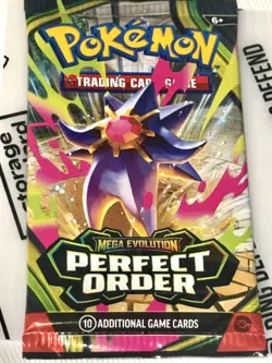 Pokemon Perfect Order Pack SEALED 🔥 Fresh Pull ⚡ Potential Chase 🎯 Art b2 - Image 1