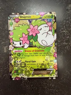 Shaymin EX XY148 Full Art Holo Rare XY Black Star Promo Pokemon TCG - Image 1