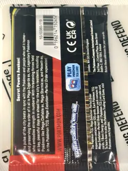 Pokemon Perfect Order Pack SEALED 🔥 Fresh Pull ⚡ Potential Chase 🎯 Art b1 - Image 2