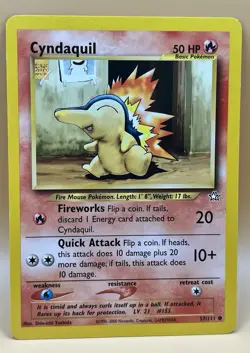 Cyndaquil 57/111 – Neo Genesis (Common) - LP+ - WOTC Vintage 2000 Pokemon TCG - Image 1