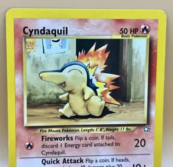 Cyndaquil 57/111 – Neo Genesis (Common) - LP+ - WOTC Vintage 2000 Pokemon TCG - Image 2